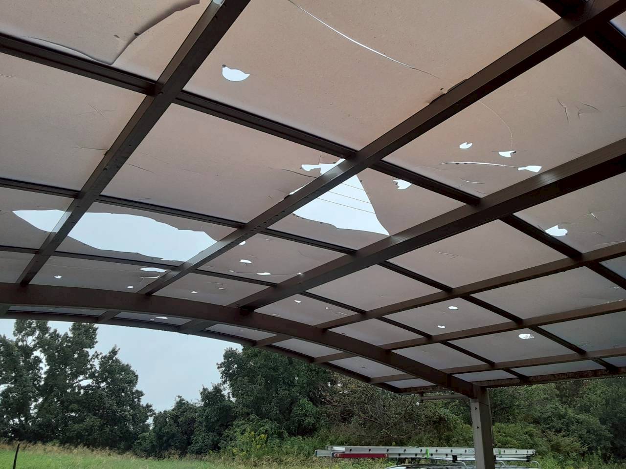 かすみがうら市　カーポート屋根現調